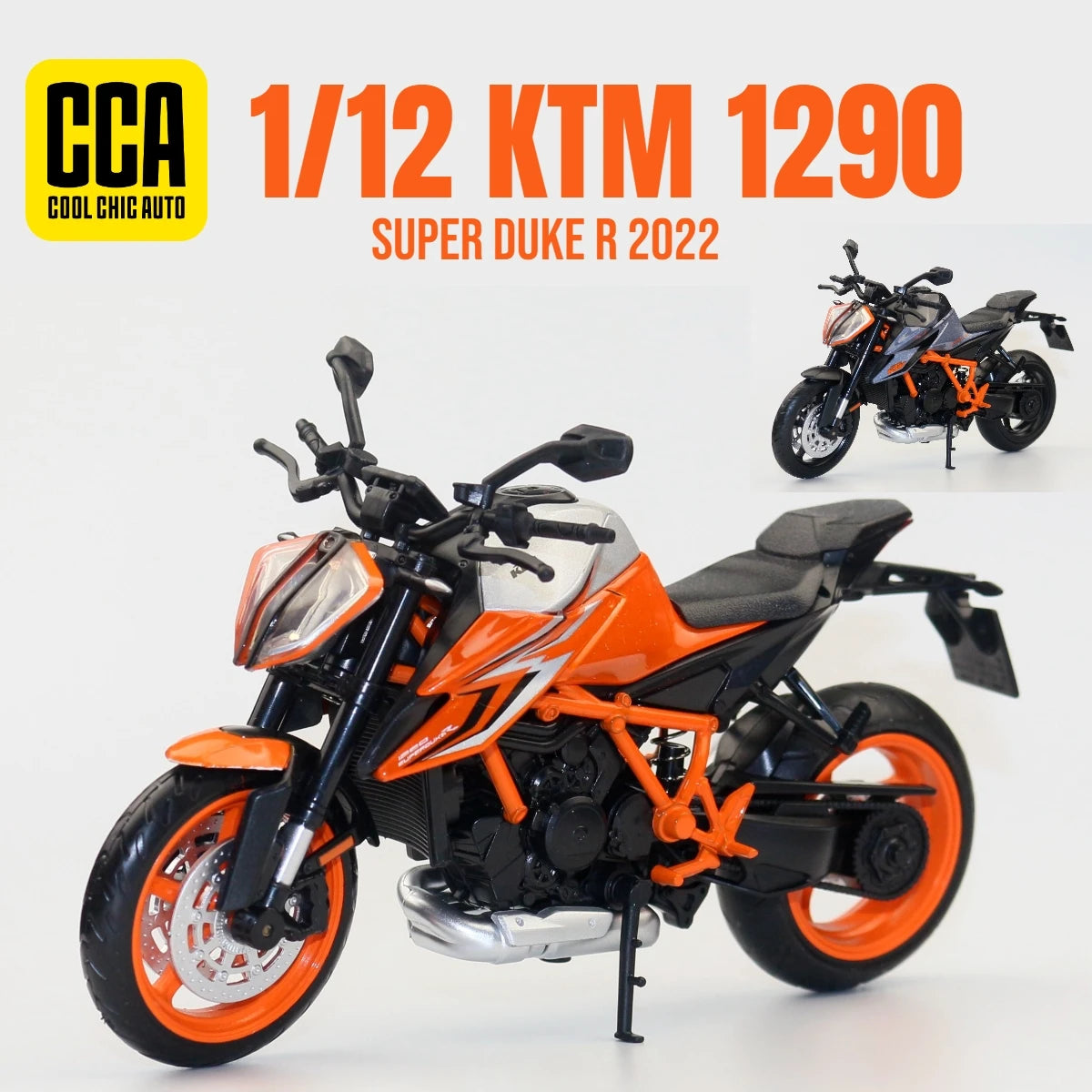 Miniaturowy KTM 1290 Super Duke R 2022 – Bestia w Skali Kolekcjonerskiej