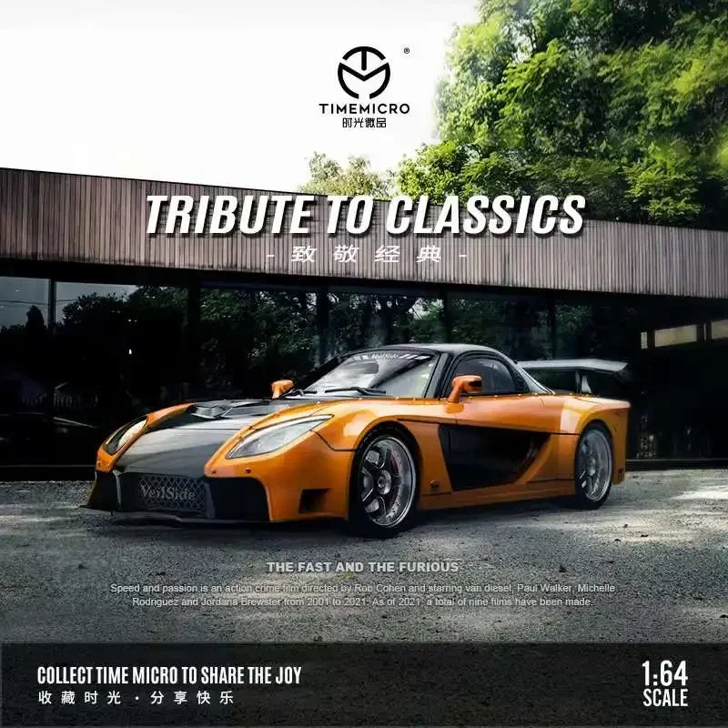 Time Micro 1:64 RX-7 Veilside (F&F) – Filmowa Ikona w Kolekcjonerskim Wydaniu