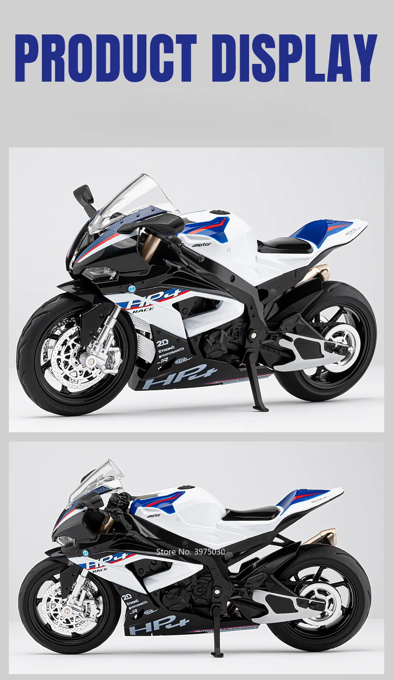 Miniaturowe BMW HP4 – Wyścigowa Precyzja w Skali Kolekcjonerskiej