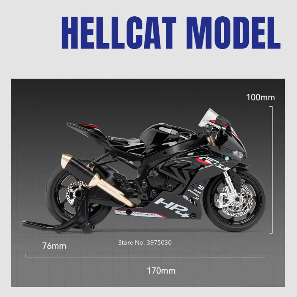 Miniaturowe BMW HP4 – Wyścigowa Precyzja w Skali Kolekcjonerskiej