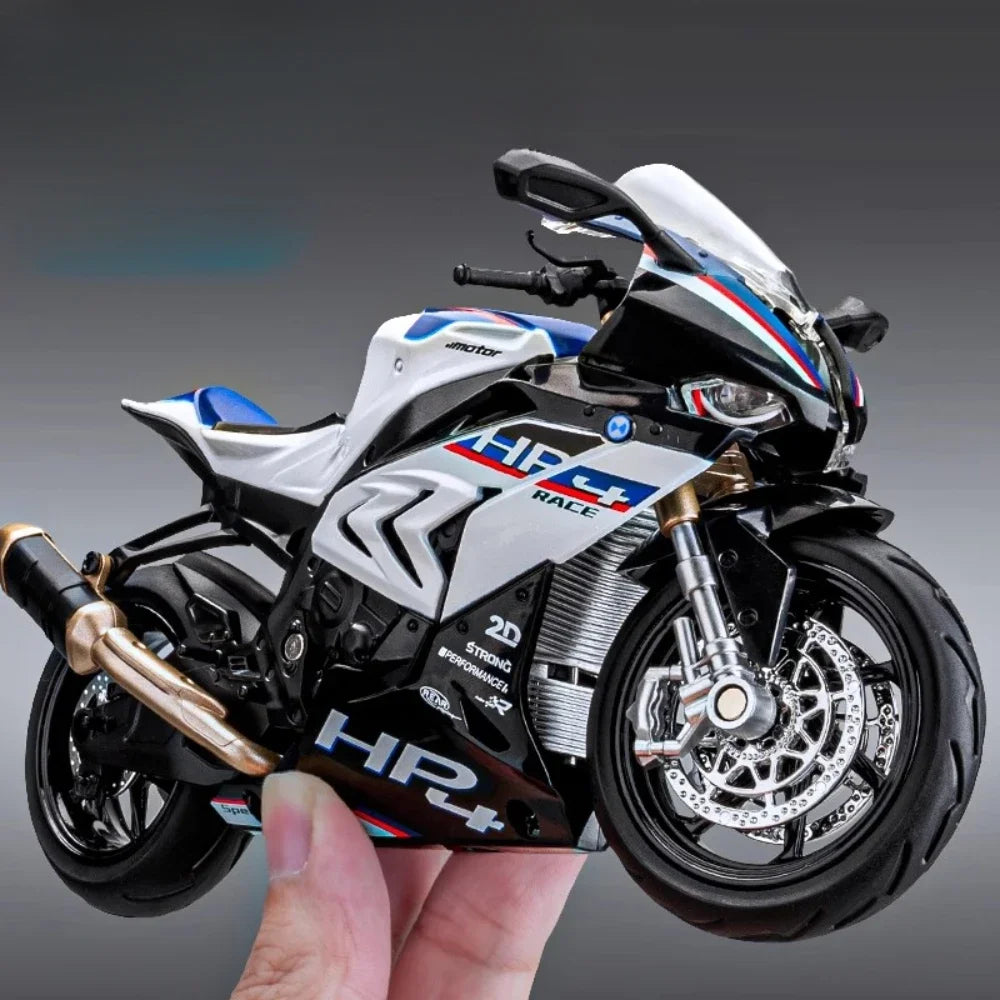 Miniaturowe BMW HP4 – Wyścigowa Precyzja w Skali Kolekcjonerskiej